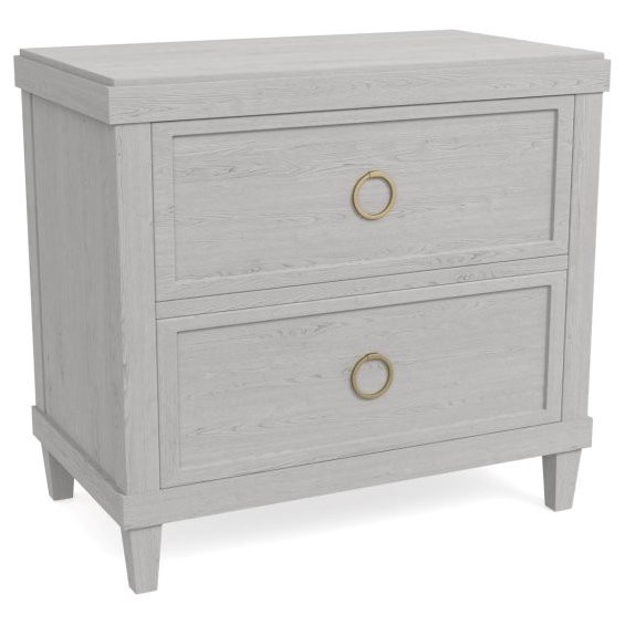 Bassett Ventura 29680270 Transitional Night Stand with USB and Outlets